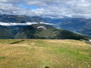 FlyCarinthia, Flugschule Kärnten. Startplatz Goldeck